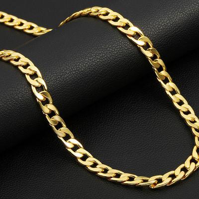 Halskette Herren Hip Hop Damen Galvanisierte Halskette 18K Nachtclub für