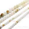 Qingyu Round Beads: Natural Flower Afghan Grape Xiu Jade for DIY Jewelry Crafting.
