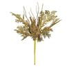 40CM Golden Dust Christmas Tree with Rod Christmas Wreath Insertion Simulation Flash Arrangement Party Decoration Cross-border Pine Needles