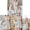 Satin Sleep Dress For Women With Lace Detailing And Vneck For Home And Lounge Relaxation