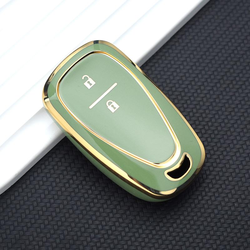 For Chevrolet Malibu Blazer Traverse Seeker Onix Equino Volt Bolt Trax Orlando Cruze Spark Sonic Camaro TPU Car Key Case Cover