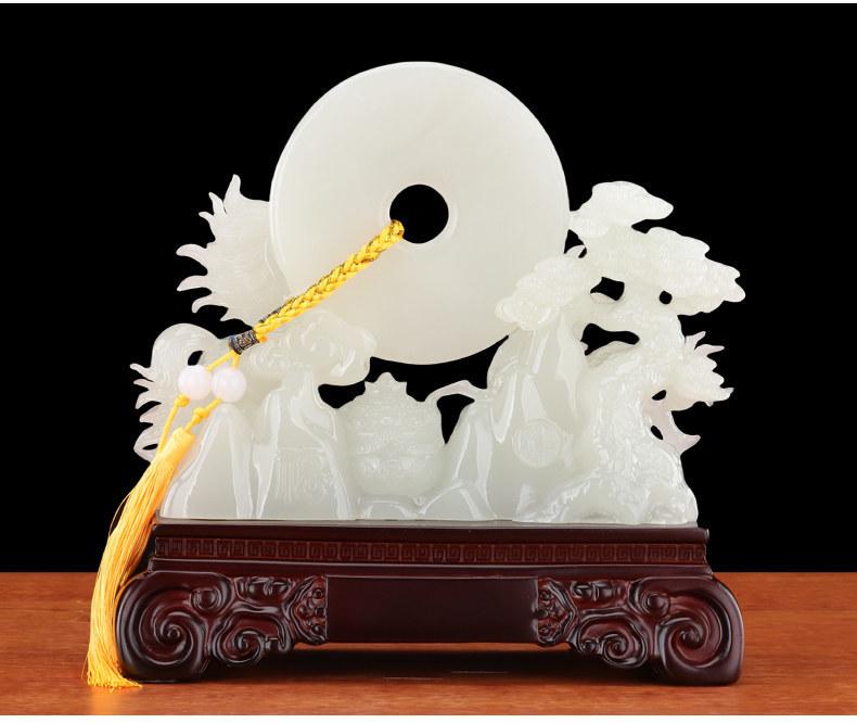 Jade Horse Figurine: Auspicious Zodiac Ornament for Wealth and Peace