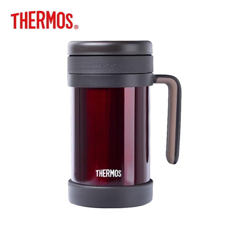 THERMOS 500ml Vacuum Insulated Stainless Steel Tea Infuser Mug 500ml