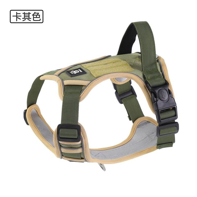 Adjustable Dog Harness Vest With Reflective Strap Large Dogs Comfortable No-Pull Chest Walking Training
