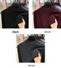 Men's 100% Pure Merino Wool Sweater - Solid Color Half-High Neck for Autumn/Winter 2025