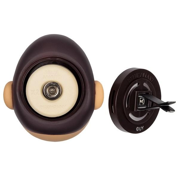 Belle Ament Maenggu Big Face Refillable Car Air Freshener, Fresh Cotton, 1 piece,Korean Car Acc