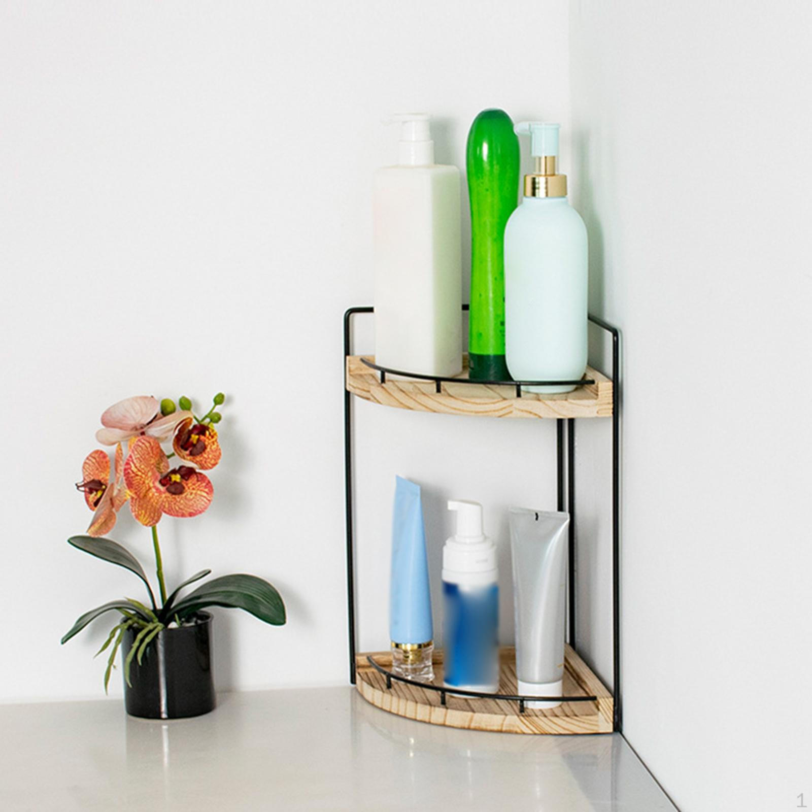 

Угловой органайзер для косметики на столешницу в ванную комнату