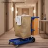 Housekeeping Cart Linen Bag, Polyester Laundry Sorting Accessory, Suitable for Standard Service Carts, Durable for Storing Clean and Dirty Items.
