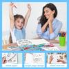 DIY Graffiti Painting Book Educational Montessori Drawing Toys Doodles Book  Adults and Teens