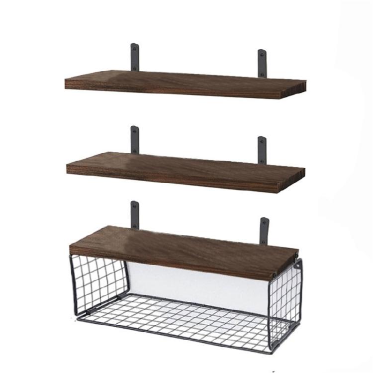 Stylish Bathroom Storage Shelf Wood Floating Storage Solution Portable Wall Mounted Over Toilet for Daily Use