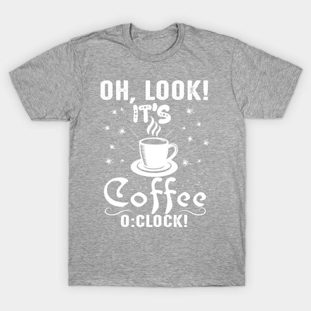 Unisex Fashion TShirt Motivational Coffee Clock Print TShirt Plus Size S-5XL T-Shirt 100%Cotton Tops O Neck Short Sleeve Tees