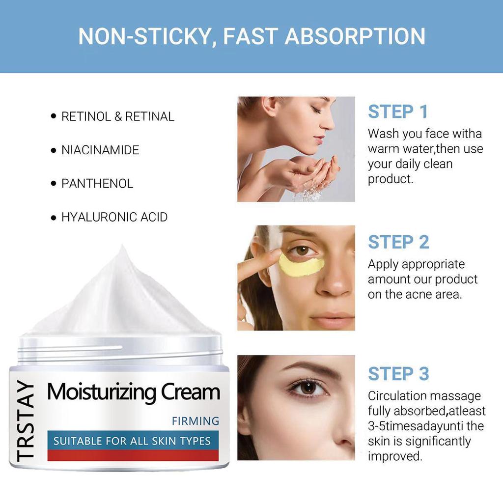 Eye Cream Adrenaline Strengthens and Cares for the Skin Around the Eyes, Whitening and Brightening the Skin, Hydrating and Moisturizing Eye Cream