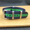 High-End NATO One-Piece Nylon Watch Strap - Canvas Woven, Sizes 18/20/22/24.