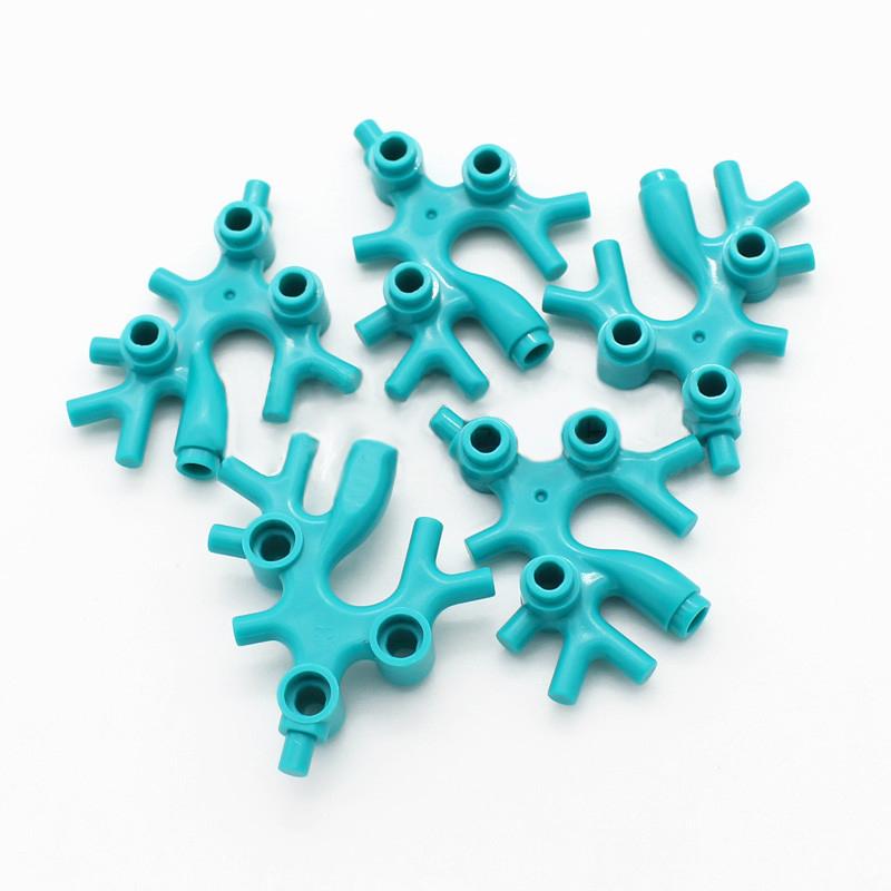 Non-Toxic Moc Animals Sea Zoo Fish Seagull Seal Scorpion Lobster Crab Coral Shell Toys For Children Educational Animals Building Blocks