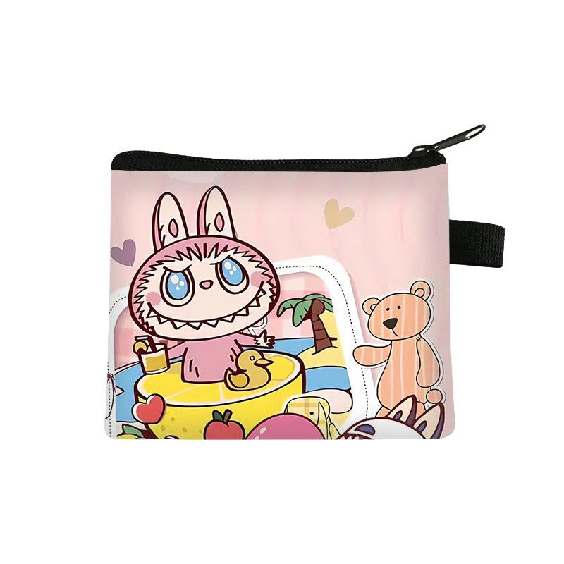 New Labubu Children's Coin Purse Student Cartoon Bag Trendy Mini Storage Bag