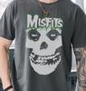 Misfits Crimson Ghost T-Shirt 80s Punk Rock Vintage Blac Comfort Colors 1717 Tee