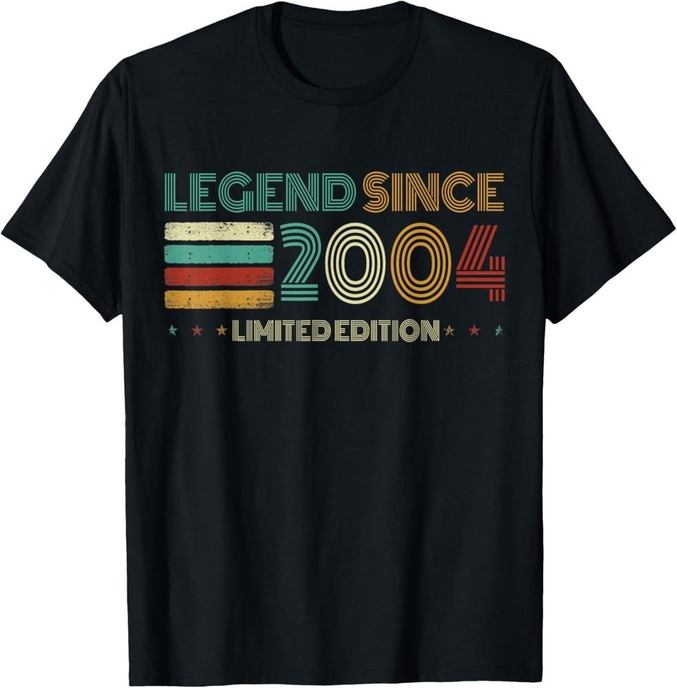 21 Years Old Legend Since 2004 21st Birthday T-Shirt Unisex T-Shirt S