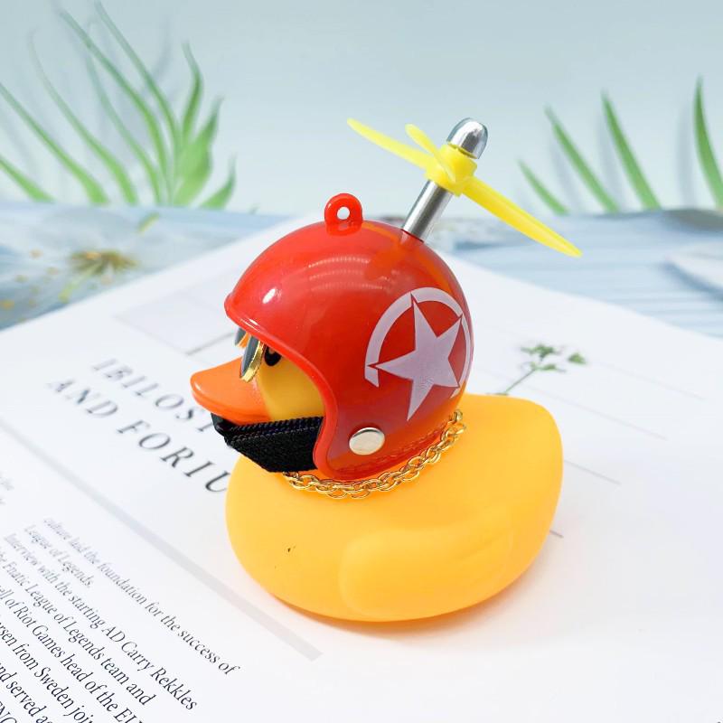 Wind-Resistant Electric Yellow Duck Dashboard Ornament