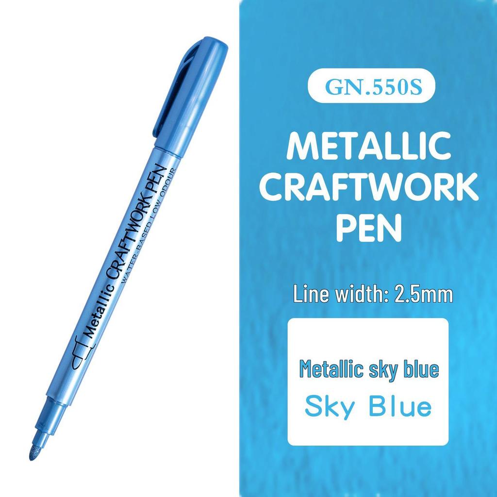 Guan Na 550 Metalické Voděodolné DIY Řemeslné a Doodle Pero na Karty