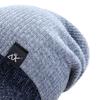 Unisex Outdoor Hats Knit Stripe Winter Warm Knitted Hip Hop Elastic Cap