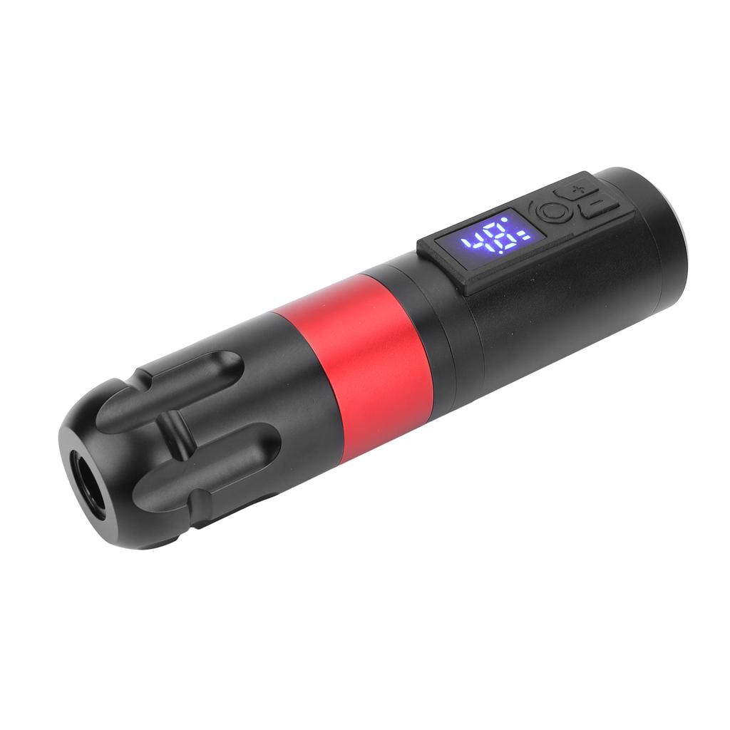Cordless Tattoo Machine Adjustable Motor Rotating Tattoo Machine Aluminum Alloy Tattoo MachineRed