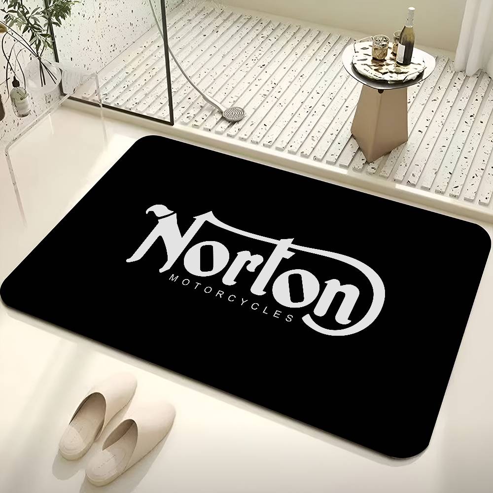 Motorcycle Racing N-Nortons Room Mats Washable Non-Slip Living Room Sofa Chairs Area Mat Kitchen Alfombra
