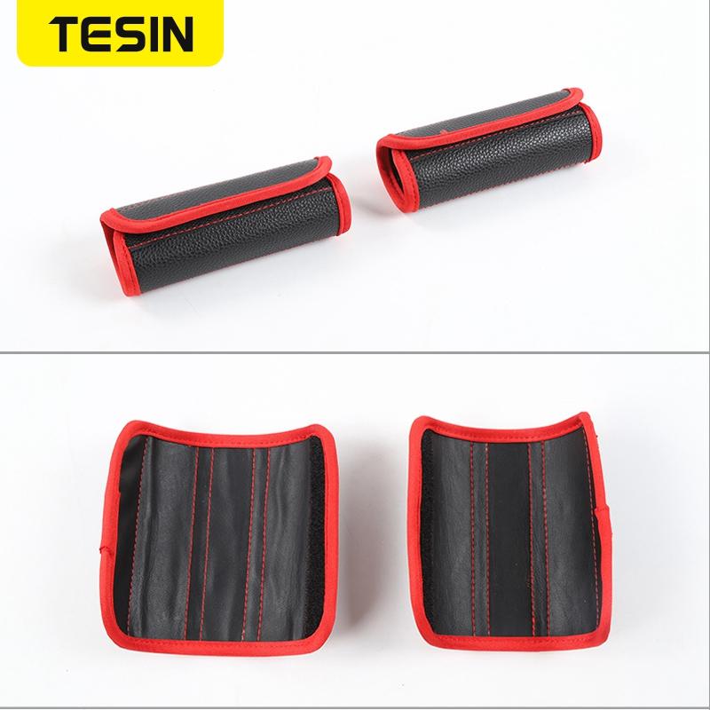 TESIN Interior Mouldings for Suzuki Jimny JB74 Car Innter Door Handle Protector Cover for Suzuki Jimny  