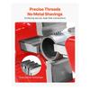 ABBP-Machine Dies 1/2"-3/4" NPT Pipe Dies, Right-Handed HSS Pipe Threading Dies Fit Split-Type Machines,Die Heads