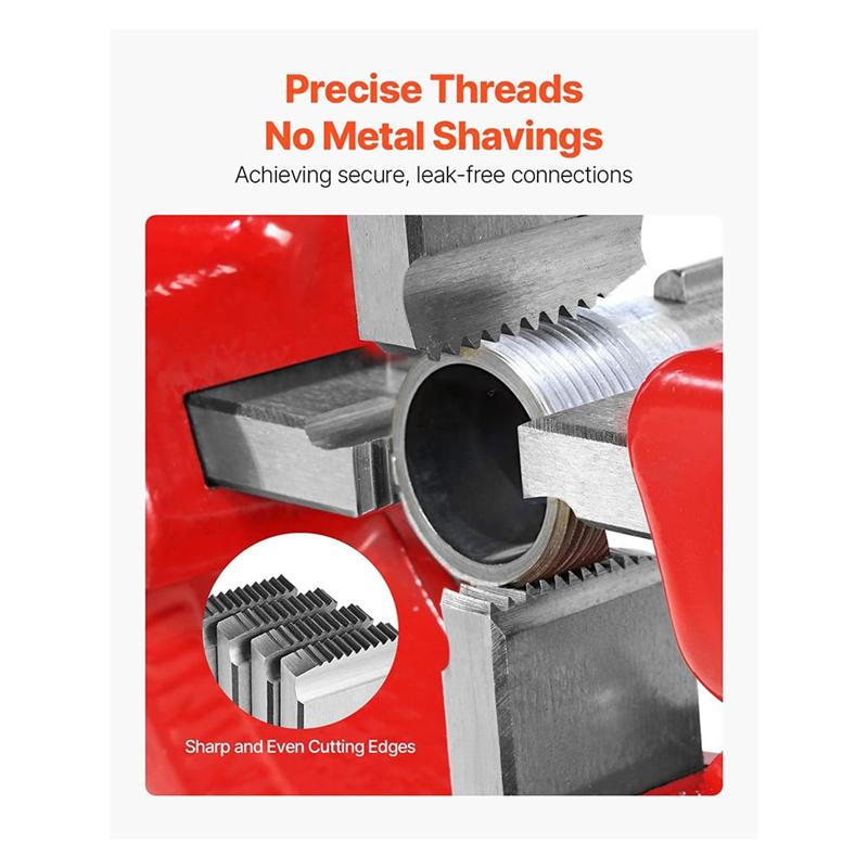 ABBP-Machine Dies 1/2"-3/4" NPT Pipe Dies, Right-Handed HSS Pipe Threading Dies Fit Split-Type Machines,Die Heads