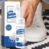 100ML Weißer Schuhreiniger Schaum Wildleder Lammfell Mattes Leder Schuhe Lederreiniger Politur Reinigungswerkzeug Sneaker Pflege Für Weiße Schuhe
