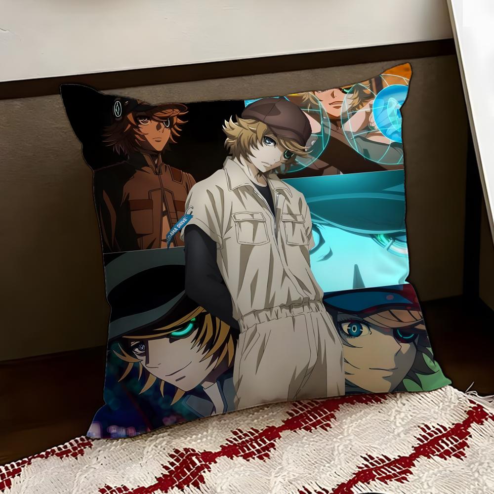Anime AAkudama DDrive Cushion Cover Reversible Soft Durable Pillow Cover Home Car MultiScene Use for Daily Comfort