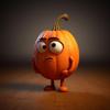 Pumpkin Sprite Decoration, Resin, about 14cm