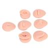 Modello di Simulazione in Silicone per Esercitazione Corporea, Modello in Silicone per Orecchio, Occhio, Naso, Bocca, Lingua e Ombelico per Principianti