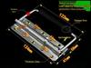 304 Stainless Steel Spring Loaded Folding Handle for Wooden Toolbox