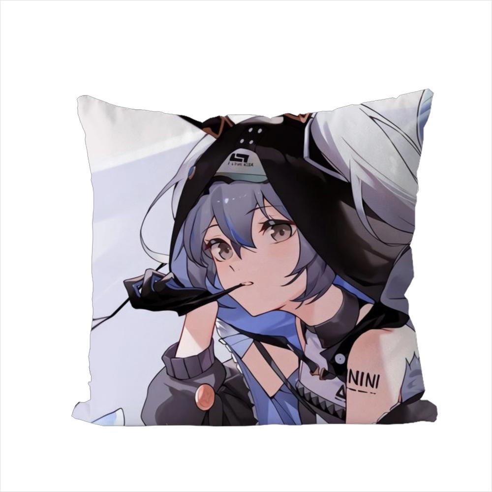 Honkai Star Rail Pillow Case For Car Sofa Decorative Home Doublesided Print Plush Square Throw Pillow Cushion Cover