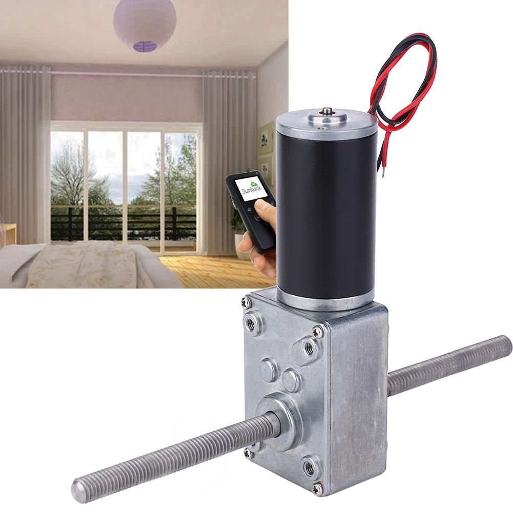 Worm Gear Motor M8 Double Right Hand Thread Dual Shaft Reduction MotorReduction Ratio