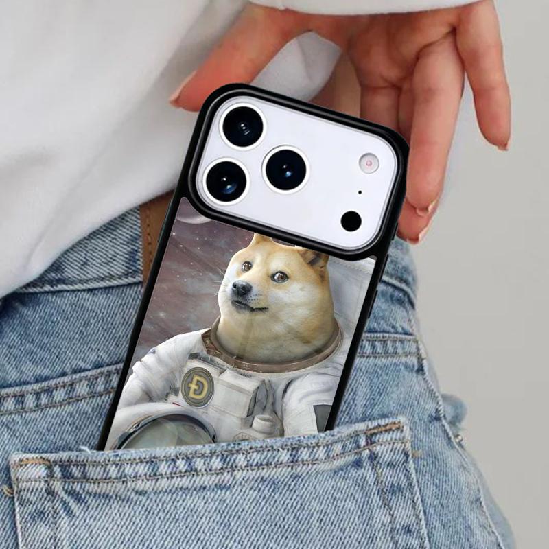 Doge Meme Kabosu Cute Funny Phone Case for iPhone 16e 15 14 13 12 17 Pro Max Plus Air 17pro Cover Coque