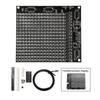 Kit di Saldatura per Schermo Pubblicitario a Matrice di Punti LED SMD 64 LED / 256 LED Fai da Te Display Rosso Divertente Kit Elettronico Fai da Te Pratica di Saldatura