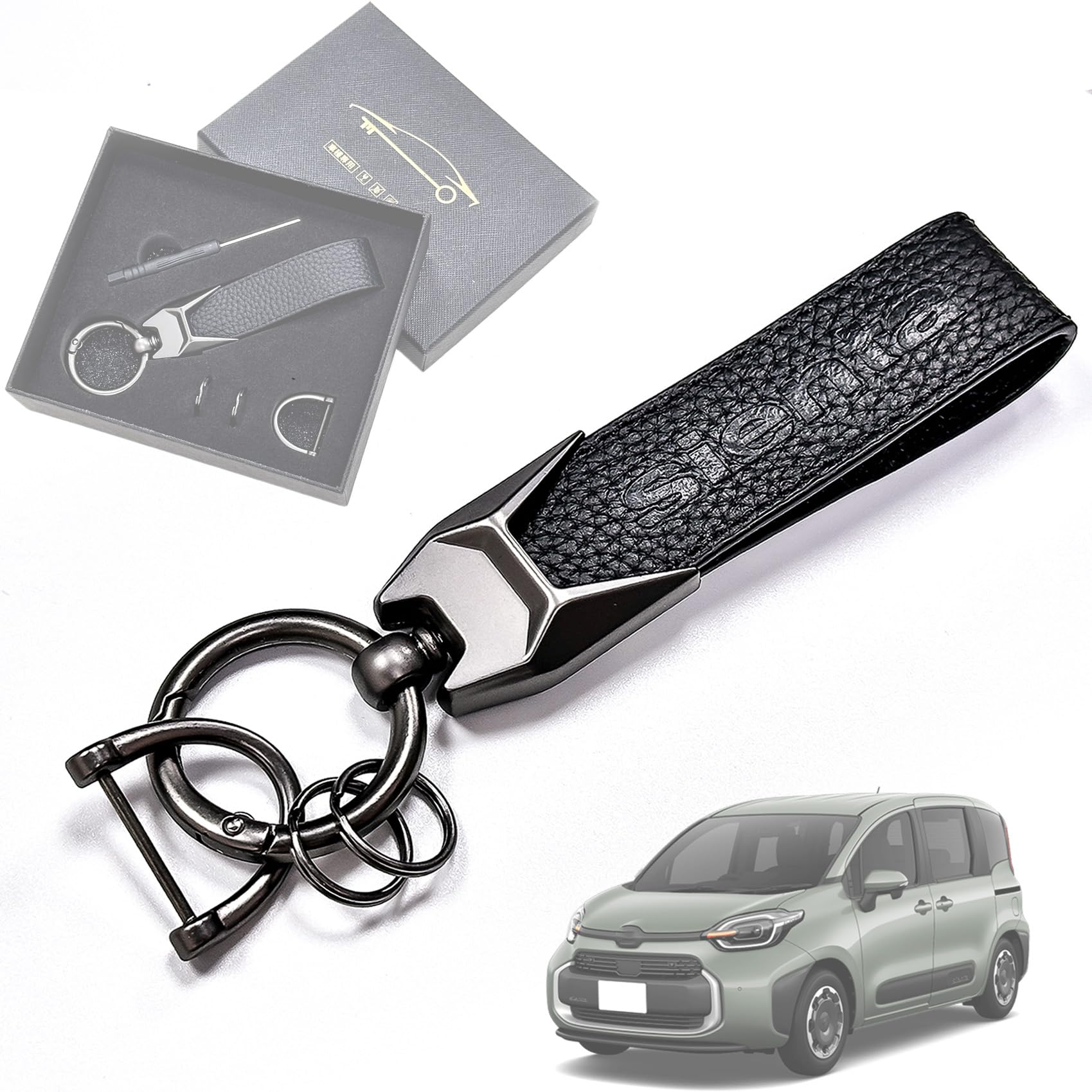 

[SUVVNE] Suvni Sienta 10 Series Key Holder, Premium Genuine Leather, Leather, Sienta Series 10,
