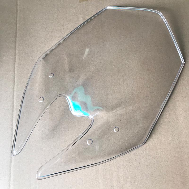 Motorcycle Double Bubble Windshield WindScreen For 2013 - 2016 Kawasaki Z800 Z 800 2014 2015 13 14 15 16 Black Iridium