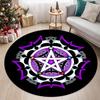 Vintage Bohemian Ethnic Style Circular Printed Carpet Carpets for Living Room Washroom Floor Mat Small Rugs for Bedroom