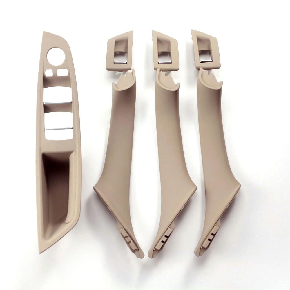 LHD Beige Black Brown Oyster Car Interior Door Armrest Inside Pull Handle Set For BMW 5 Series F10 F11 523i 525i 528i 530i