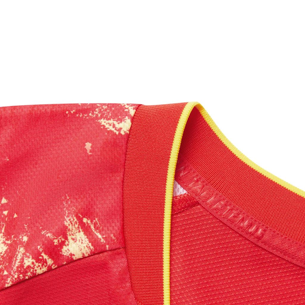 Li Ning Sports Comfortable Short Sleeve T-Shirt Unisex Tops Crimson AAYV087-2