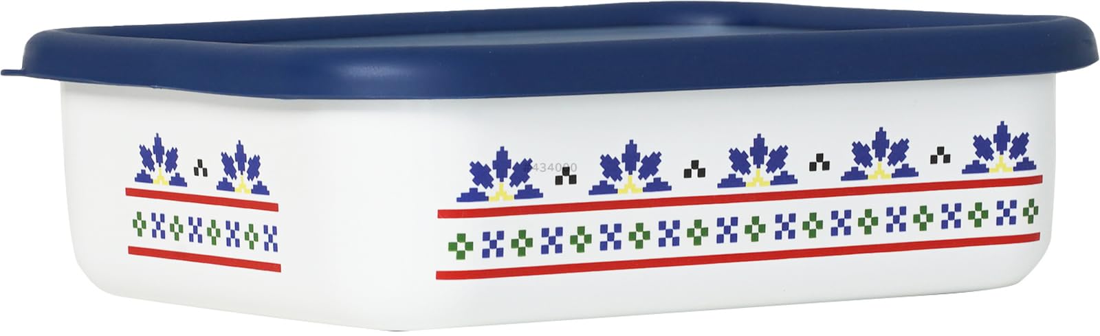 

Fuji Enamel Mysa Неглубокий квадратный контейнер S темно-синий MY-S.N