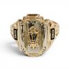 Great JOSTEN Ring ring college Yellow Gold 10K Women Used