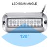 27 LED Stainless Steel Marine Navigation Light 50W Underwater Pontoon For Boat IP68 Waterproof Yachting Ship Fishing Night Lamp