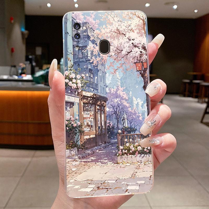 For Samsung A30 A20 A20e SM-A305F A205F A202F Casing Cute Cool Dragon Boys Girls Transparent Soft silicone Phone Case Back Cover
