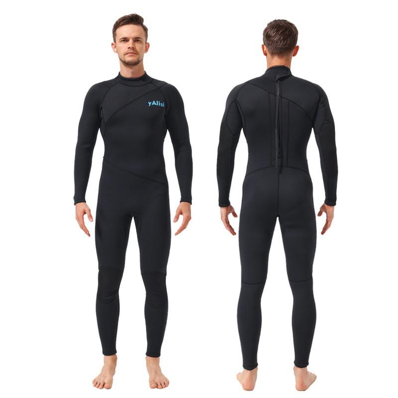 Diving Wetsuit 3mm Fullsuit Men Women Neoprene Thermal Surf Snorkeling Winter Swimming