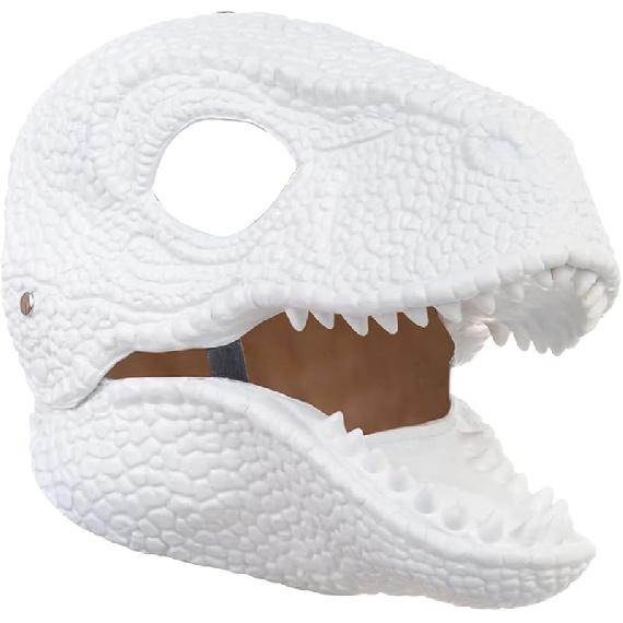 Dino Mask with Moving Jaw, Eye-catching Latex Dinosaur Dress Up Mask, Halloween Dinosaur Party Masquerade Mask