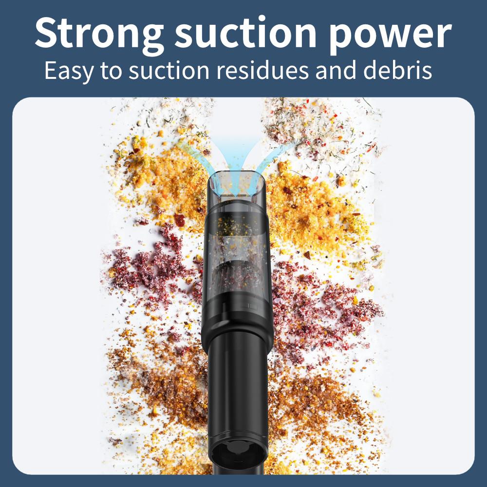 Cordless 2-in-1 Turbo Jet Fan & Vacuum Cleaner 8 Speed Adjustable Electric Blower Outdoor Travel Portable Dust Cleaner